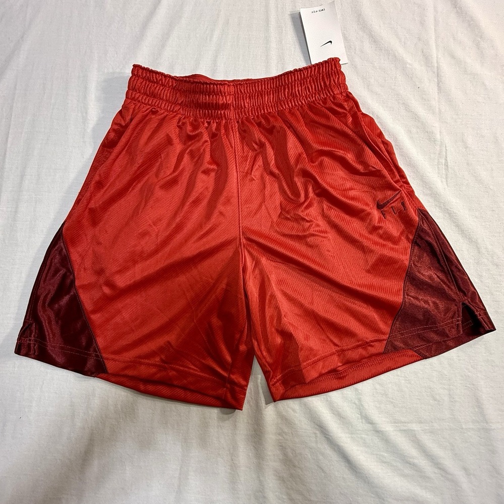 Nike Dri-FIT Fly Women's Size Small Red Basketball Shorts Loose Fit Athletic NWT